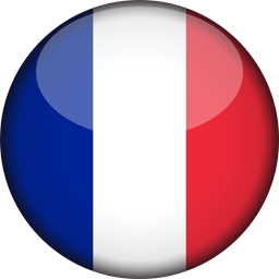 france flag 3d round icon 256