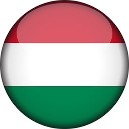 hungary flag 3d round icon 256